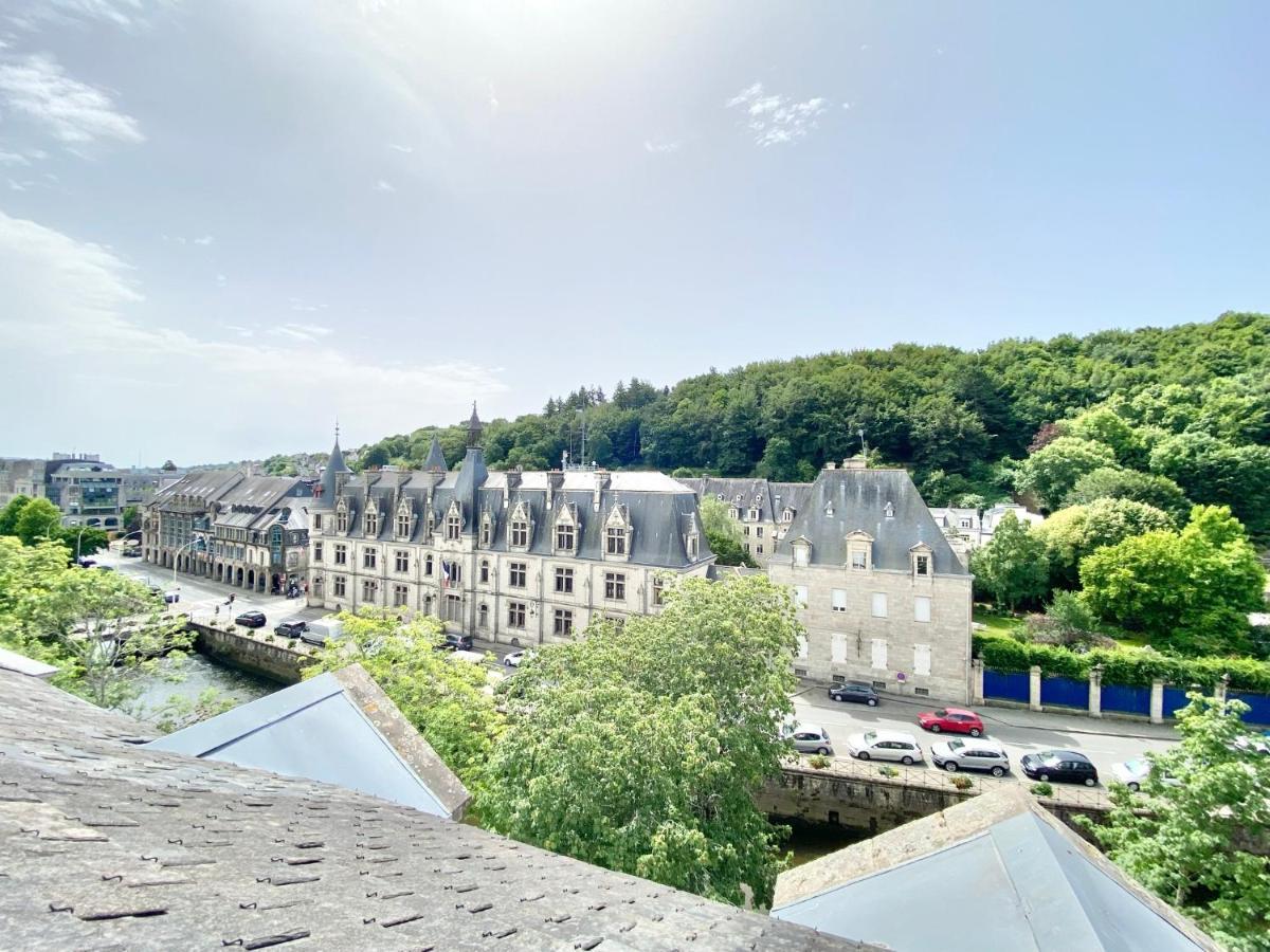 Le Nid Des Quais - Vue Panoramique Au Coeur De La Ville - Wifi - Entree Autonome Quimper Dış mekan fotoğraf