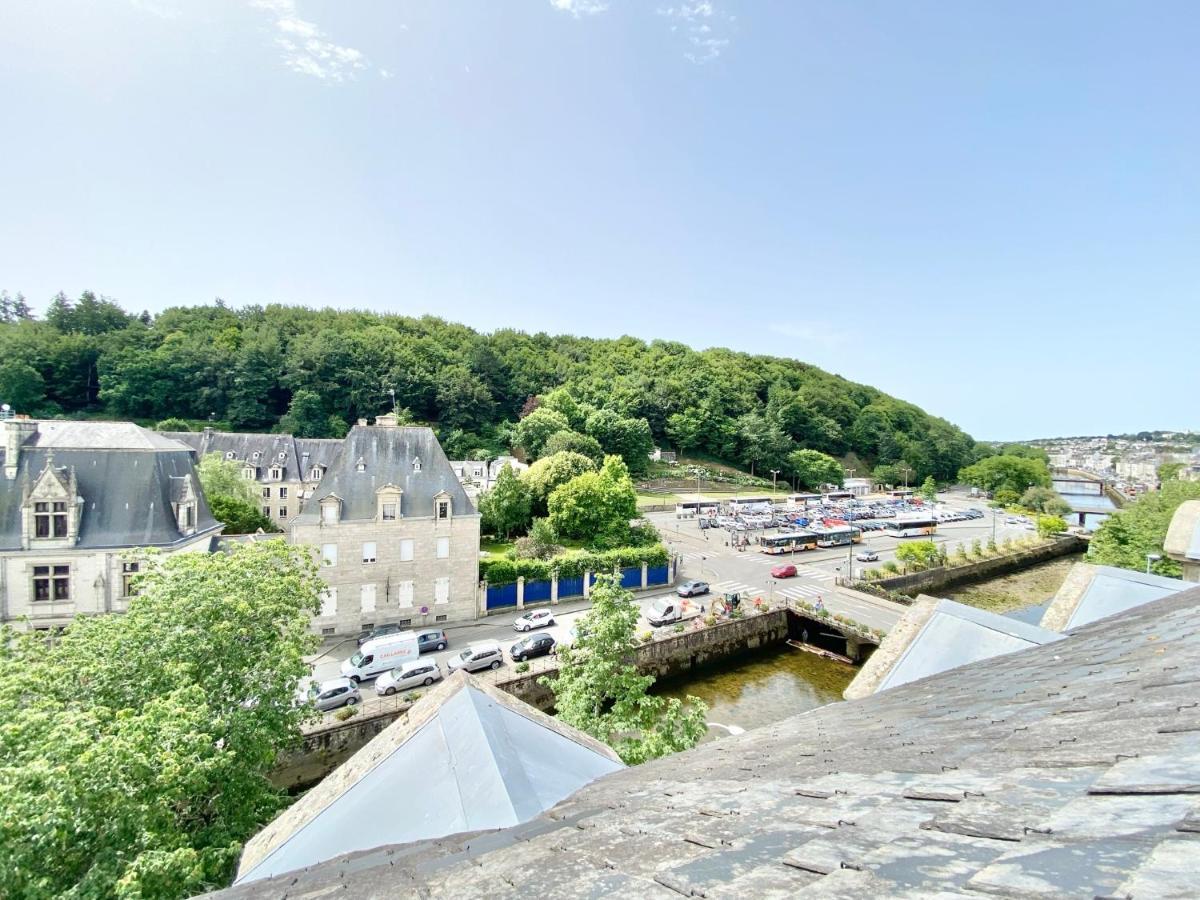 Le Nid Des Quais - Vue Panoramique Au Coeur De La Ville - Wifi - Entree Autonome Quimper Dış mekan fotoğraf